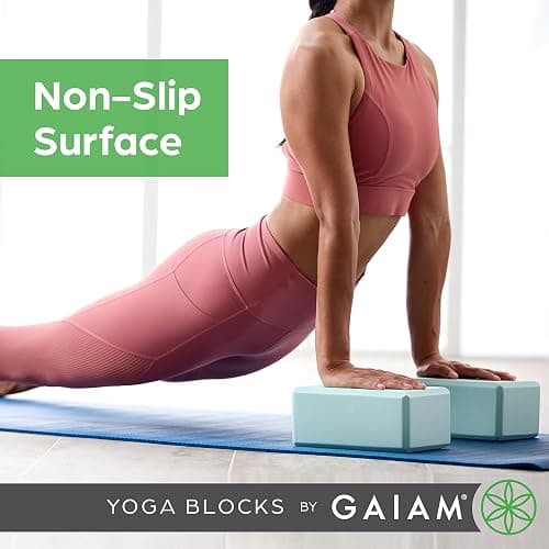 Gaiam Yoga Block - Supportive Latex-Free Eva Foam - Soft Non-Slip Surface with Beveled Edges for Yoga, Pilates, Meditation - Yoga Accessories for Stability, Balance, Deepen Stretches thumbnail 5