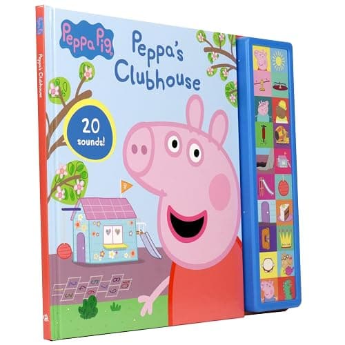 Peppa Pig - Peppa's Clubhouse 20-Button Sound Book - PI Kids thumbnail 5