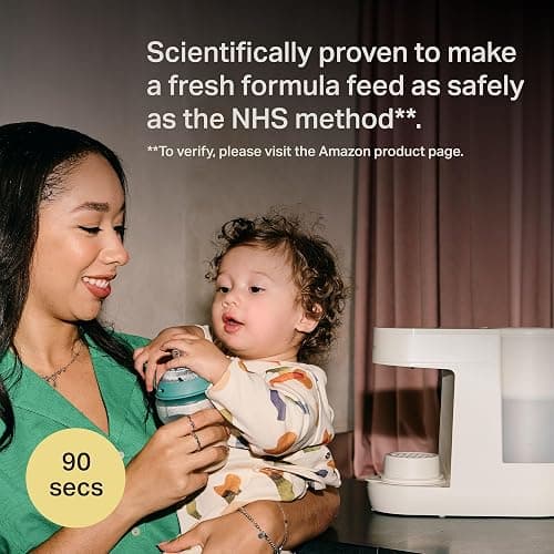 Tommee Tippee Perfect Prep Machine, Baby Bottle Formula Feed Maker with Antibacterial Water Filter, App Support, Day & Night Feed-Friendly Features, Chalk thumbnail 6