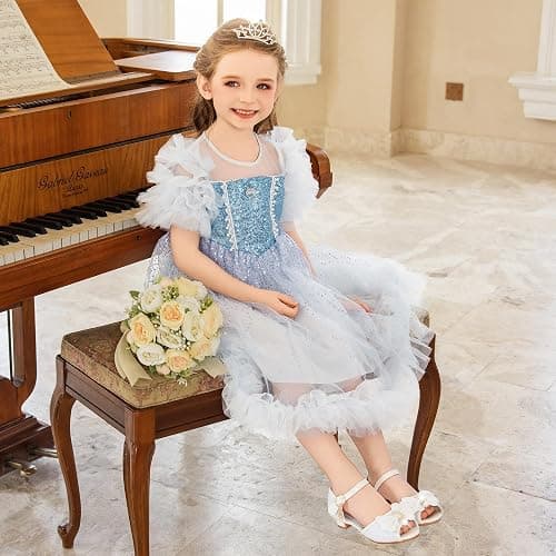 Osinnme Toddler Little Big Kid Girls Wedding Sandals thumbnail 3