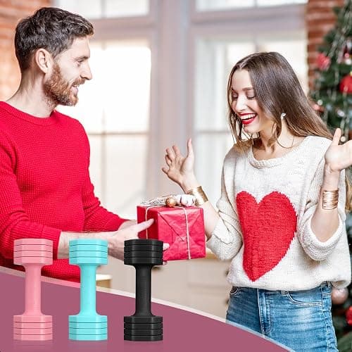 EQUIPRO Adjustable Dumbbell Set, 4 in 1 Free Weights Dumbbells Set for Women, Weights for Women at Home, 2lb 3lb 4lb 5lb with TPU Soft Rubber Handle for Home Gym Exercise Training thumbnail 7