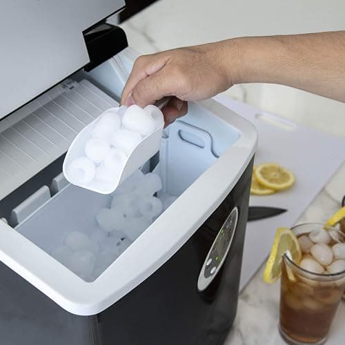 NewAir Counter Top Ice Maker Machine (Black), Compact Automatic Ice Maker, Cubes Ready in 6 Minutes, 28 Pounds in 24 Hours - Perfect for Home/Kitchen/Office/Bar thumbnail 10