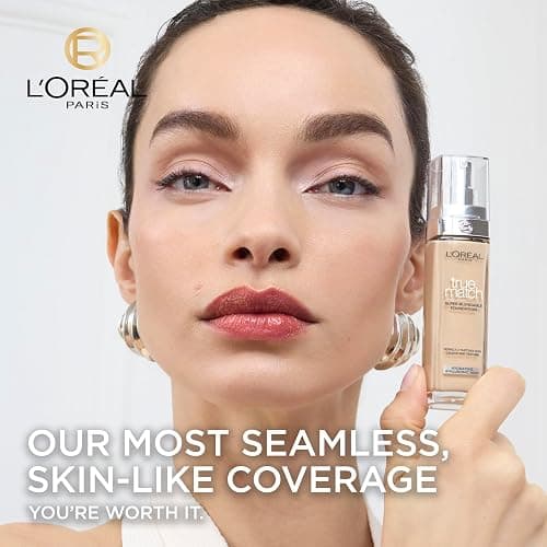 L'Oréal Paris Foundation for Face, Skincare Infused with Hyaluronic Acid, True Match Hydrating Liquid Foundation for All Skin Tones, SPF 16, 2N Vanilla,30 ml thumbnail 2