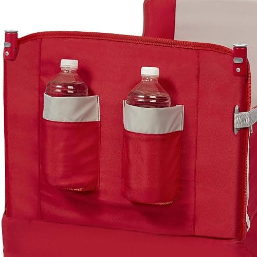 Radio Flyer 3 in 1 EZ Fold Stroller Wagon with Canopy and Adjustable Handle, Red thumbnail 8