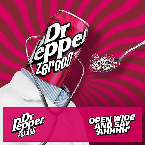 Dr Pepper Can Zero 330 ml (Pack of 24) thumbnail 4