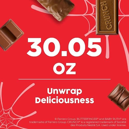 Butterfinger, Kinder Bueno, CRUNCH, and Kinder Chocolate, Assorted Candy Variety Pack, Mini Candy Bars, 30.05 oz thumbnail 5