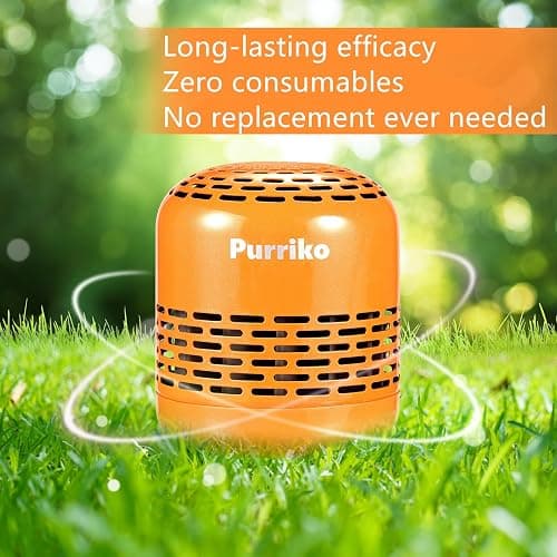 Purriko Refrigerator Deodorizer, Long-Lasting Fridge Odor Eliminator | Replaces Baking Soda and Activated Carbon, Reusable Fridge Deodorizer, Orange thumbnail 3