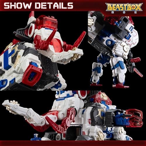 BEASTBOX BB-74 SAFEZONE Deformation Toys Action Figure, Converting Toys in Mecha and Cube, Perfect Birthday Party Gift for Teens and Adults thumbnail 5