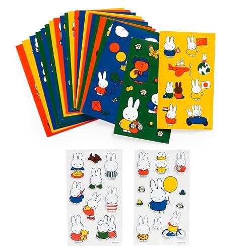 Galison Miffy Sticker Tin – 22 Pages of Miffy Stickers and 2 Pages of Puffy Miffy Stickers thumbnail 2