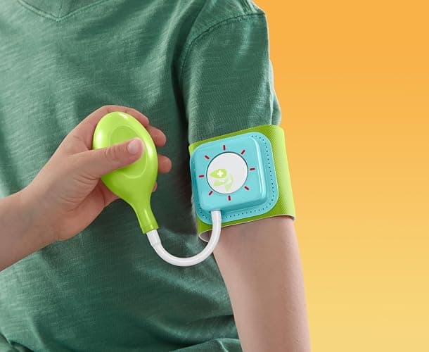 Fisher-Price Doctor Playset Medical Kit 7-Piece Toy for Dress Up and Preschool Pretend Play Ages 3+ Years thumbnail 5