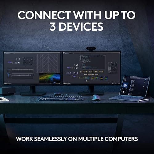 Logitech MX Keys S Wireless Keyboard, Low Profile, Fluid Precise Quiet Typing, Programmable Keys, Backlighting, Bluetooth, USB C Rechargeable, for Windows PC, Linux, Chrome, Mac - Graphite - MX Keys S - Graphite thumbnail 11