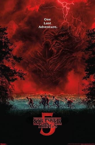 Netflix Stranger Things: Season 5 (2025) - Key Art Wall Poster, 34L" x 22.4W", Unframed Version - Image 1