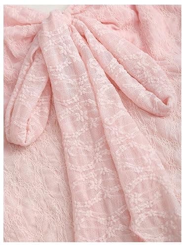 SOLY HUX Women's Babydoll Tops Cute Summer Lace Tops | Peplum Tops, Sleeveless, Tie Front, Going Out Tops, Coquette Clothes thumbnail 2