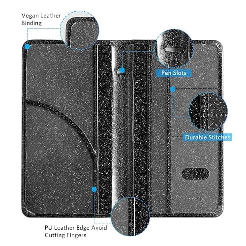 CoBak Car Registration and Insurance Holder - Vehicle Glove Box Car Organizer,Auto Truck Comparment Accessories Case with Magnetic Closure for Driver License,Cards thumbnail 2