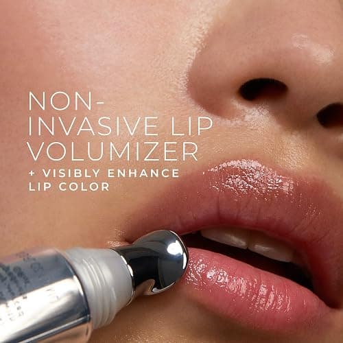 RoC Derm Correxion Lip Volumizer - Lip Plumper Peptide Treatment with Hyaluronic Acid & Vitamin E + Line Smoothing Eye Cream Packette thumbnail 2