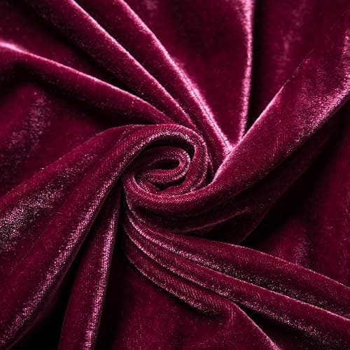GLORY SEASON Velvet Throw Pillow Cover Soft Decorative Luxurious Solid Square Cushion Case for Sofa Couch Bedroom Farmhouse,Pack of 2, 18 x 18 Inches, Amaranth thumbnail 4