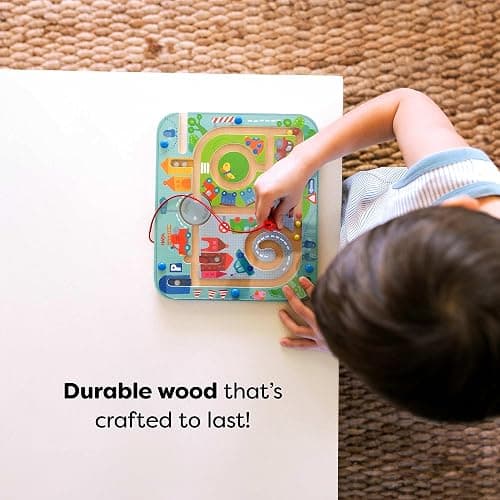 HABA Busy Board for Toddlers 2-4: Town Magnetic Maze Puzzle Game - Toddler Travel Toys for Preschoolers thumbnail 5