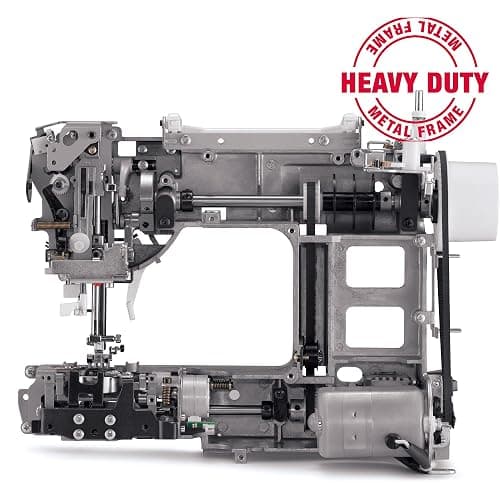 SINGER Heavy Duty 4411 High Speed Sewing Machine with Accessory Kit | Strong Motor with Enhanced Piercing Power, 69 Stitch Applications, Full Metal Frame, 4-Step Buttonhole & LED Light, Grey thumbnail 9