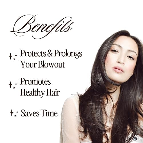 The Original Sleepy Tie (Medium) | Heatless Hair Curler for Fine to Medium Hair | Best for Mid-Back to Long Length | Overnight Blowout Scrunchie for Sleeping | Damage-Free Styling (Midnight) thumbnail 5
