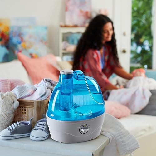 AquaOasis® Cool Mist Humidifier (2.2L Water Tank) Quiet Ultrasonic Humidifiers for Bedroom & Large room - Adjustable -360 Rotation Nozzle, Auto-Shut Off, Humidifiers for Babies Nursery & Whole House thumbnail 8