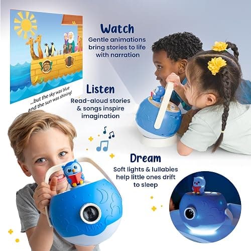 LUNA STORYTIME Angel Figurine Cartridge – Projects 6 Bible Stories and 5 Songs, Over 30 Minutes of Audio Content | Gift and Toy for Ages 3+ thumbnail 5