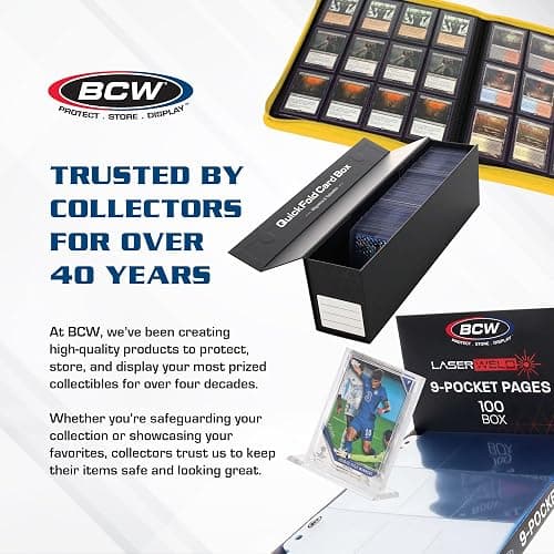 BCW Thick Card Topload Holder | Holds Relic, Patch, and Jersey Cards | Protective Card Sleeves for Collectibles and Trading Cards | Protective Rigid Plastic Display Card Holder (240 pt. / 7 MM) thumbnail 6