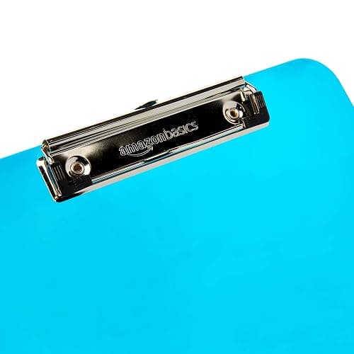 Amazon Basics Colorful, Sturdy, Lightweight Plastic Clipboards, Letter Size, Assorted Colors, Pack of 6 thumbnail 5