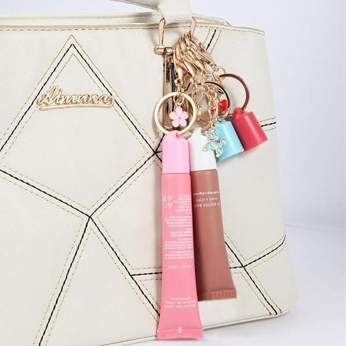 Keychain Cap for Summer Fridays 0.5 Oz Lip Balm keychain,Keychain Cap Compatible with LANGIGE 0.35 oz Lip Balm（No Lip Balm） thumbnail 6