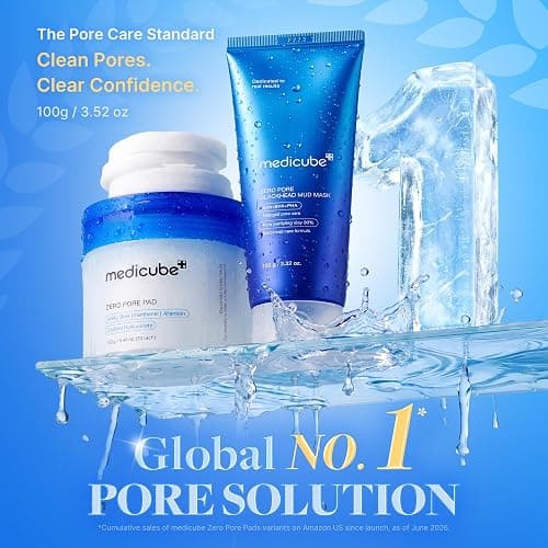 medicube Zero Pore Blackhead Mud Mask - Pore Cleansing & Gentle Exfoliating | Blackhead-Removing Clay Mask with AHA BHA PHA, Pore Minimizing & Cooling Care, 3 Min Quick Dry, Korean Skincare 3.52 oz. thumbnail 2