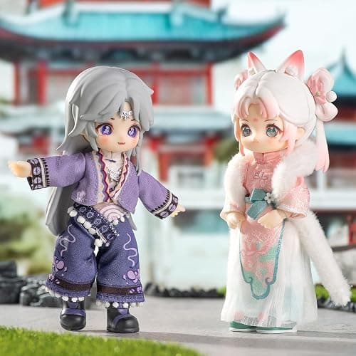 CALEMBOU BJD Blind Box, 1/12 Cute NAGI The Untrammeled Traveler Series BJD Doll, 5.5 Inches Collectable Action Figure for Birthday Gifts (Nagi-XYY-1box) thumbnail 4