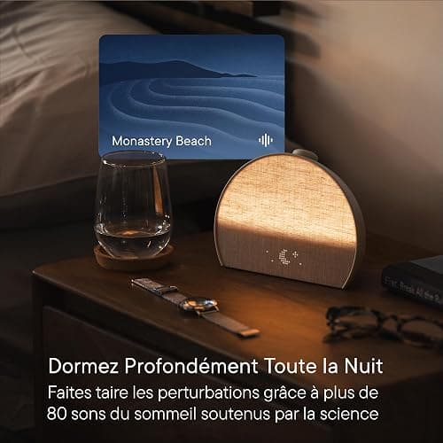 Hatch Restore 3 Réveil simulateur d’Aube & Machine à Sons, Lampe connectée | Machine à bruit blanc & lumière d’aube, 80+ sons pour dormir, routine sans écran avec méditations via l’appli Hatch Sleep thumbnail 8