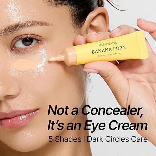 shaishaishai BANANA PDRN Conceal, Hydrating Under Eye 0.52 oz Latte | PDRN & Ectoin, Dark Circle Coverage, 5 Shades, Crease-Proof, Non-Sticky, K-Beauty thumbnail 2