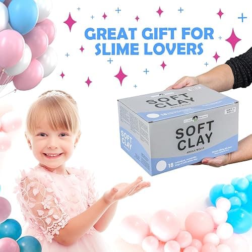 Original Stationery Soft Clay Modeling Compound - 4 lb (1.8 kg), White - Air Dry Cloud Dough & Butter Slime Clay for DIY Slime Kit, Arts & Crafts, Ages 7+ Kids Crafts thumbnail 4
