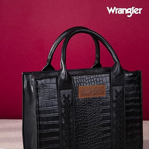 Wrangler Medium Tote Bag for Women Designer Satchel Handbags Top-handle Purses with Strap thumbnail 4