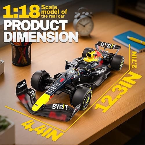 BEZGAR F1 Remote Control Car - Officially Licensed Rb18 Toy Car 1:18 Model Vehicle, 2.4GHz Race F1 RC for Boys,Girls and Adults, Ideal for Kids & Collectors 94800 thumbnail 3