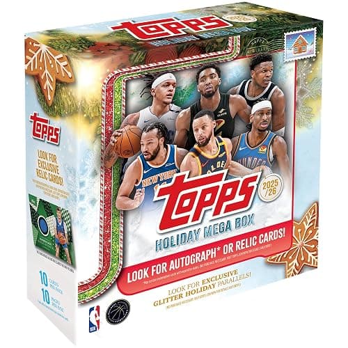 2025 Topps Holiday Basketball - Factory Sealed - Mega Box - Image 1