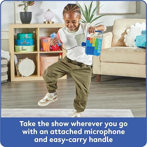 hand2mind Numberblocks Sing and Record Music Player, Kids Karaoke Microphone, Musical Toys, Toddler Boombox, Counting Toys, Preschool Math Learning Activities, Numbers for Toddlers, Birthday Gifts thumbnail 7
