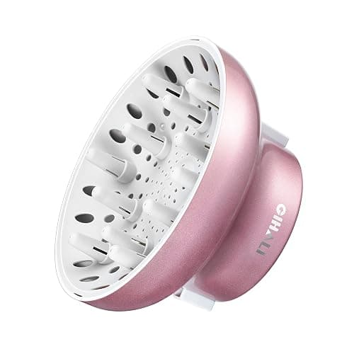 GIHALI Universal Hair Diffuser “Super Sturdy” 1.7 Inch to 2.6 Inch for Natural Curly and Wavy Hair, Hair Dryer Attachment (Rose Gold) - Image 1