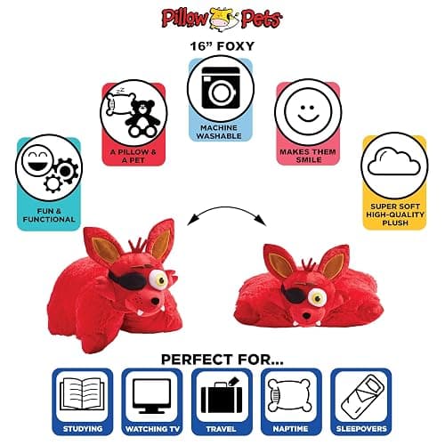 Pillow Pets Five Nights at Freddy's - Foxy, Stuffed Animal, 16" thumbnail 4