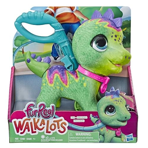 FurReal Walkalots Big Wags Dino, Brown/a (E8726) thumbnail 3