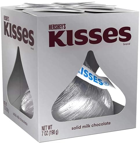HERSHEY'S KISSES Solid Milk Chocolate Candy Gift Box, 7 oz thumbnail 2