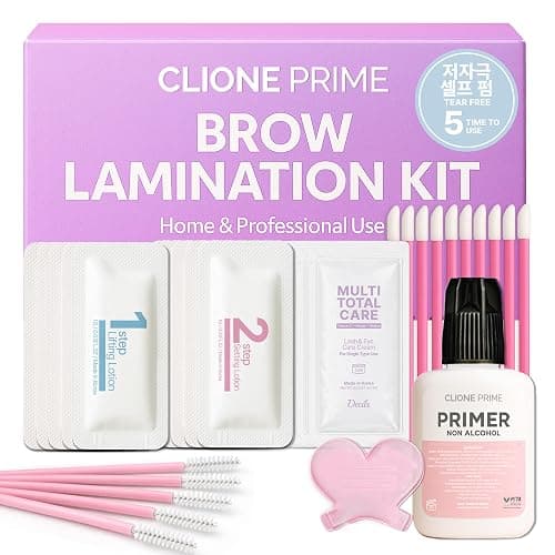 At Home Brow Lamination Kit - DIY Eyebrow Lamination Kit Professional Eye Brow Perm Kit Instant DIY Eyebrow Lift Kit for Fuller Thicker Brows Lasts For Upto 8 Weeks thumbnail 2