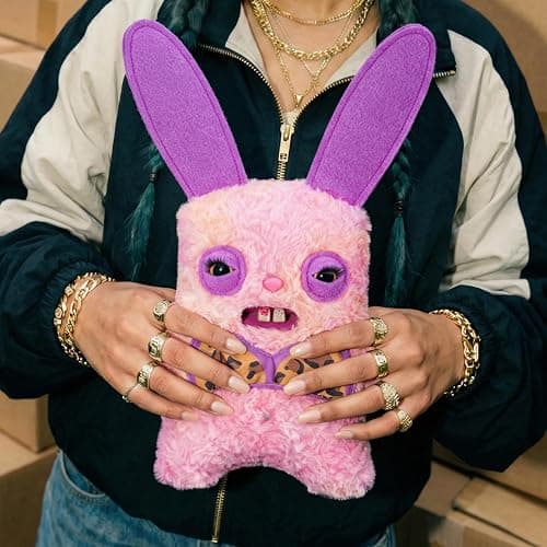Fuggler Baddies Fuggs 9 Inch (Rabid Rabbit) by ZURU | Funny Ugly Monster with signature teeth; soft & huggable collectible plush; for fans & collectors; gift for tweens & teens thumbnail 8