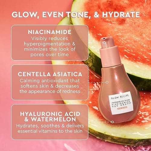 Glow Recipe Dewy Babies Travel Skincare Set - Plum Plump Hyaluronic Acid Serum + Dewy Flush Tinted Blush Drops + Pink Juice Face Moisturizer + Bronzing Hue Drops + Ultra Fine Facial Mist (5 Count) thumbnail 4