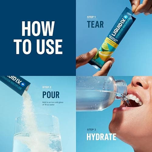 Liquid I.V.® Hydration Multiplier - Orange Vanilla Dream | Electrolyte Powder Drink Mix | 1 Pack (16 Servings) thumbnail 4
