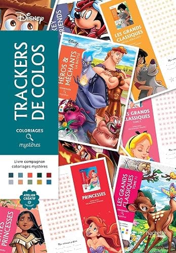 Livre compagnon - Les trackers de coloriages mystères Disney - Image 1