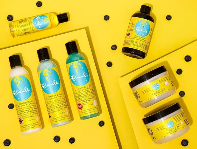Curls Blueberry Bliss Reparative Leave In Conditioner - 8 oz, Helps Repair Damage and Prevent Breakage, Conditioner for Curly Hair, Wavy, and Coily Hair Types thumbnail 8