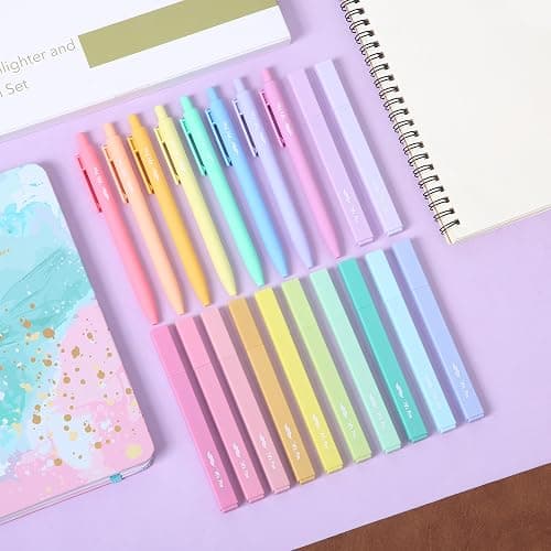 Mr. Pen- Aesthetic Highlighters and Gel Pens, 20 Pack, Colorful Bible Highlighters No Bleed, Colorful Ink Gel Pens thumbnail 2