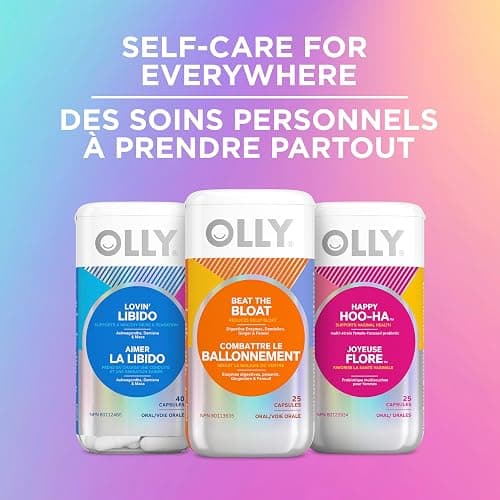 OLLY Beat The Bloat Capsules, Belly Bloat Relief for Gas and Water Retention, Digestive Enzymes, Vegetarian, Supplement for Women - 25 Count thumbnail 5