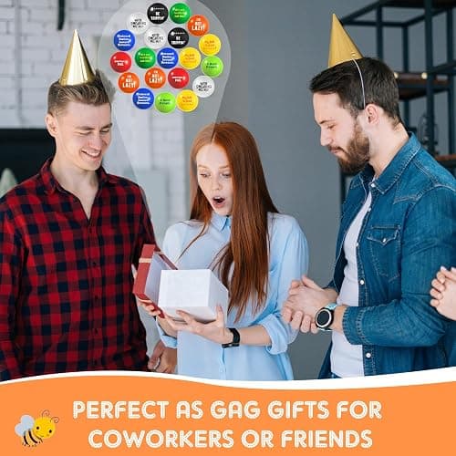 Blulu 24 Pcs Funny Humor Stress Balls Bulk 1.57" Humor Quotes Stress Relief Ball, Everything is Fine, Outward Smiles Inward Screams, Employees Gag Gifts for Adults Coworker Employee Team thumbnail 6